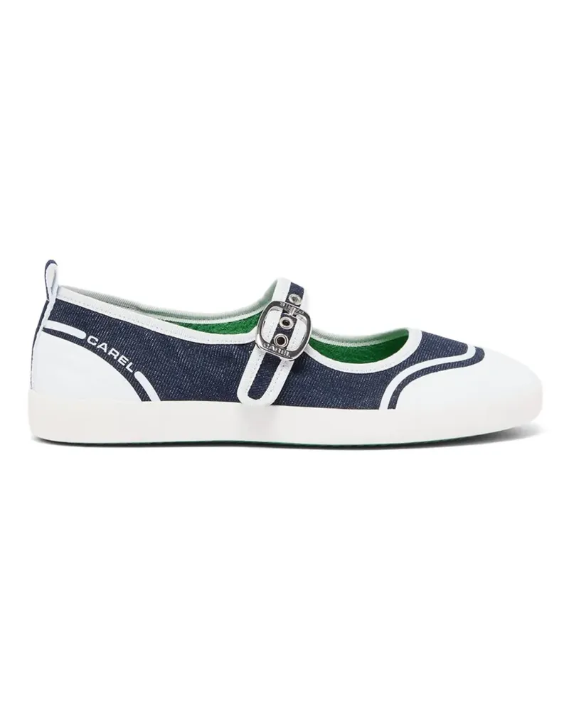 Carel Costa Sneakers mit Schnalle - Weiß Weiß