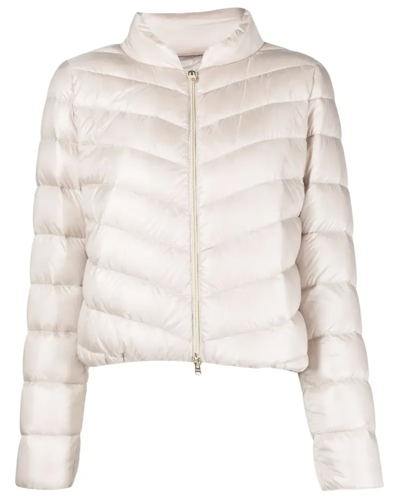 Herno Gesteppte Cropped-Jacke - Nude Nude
