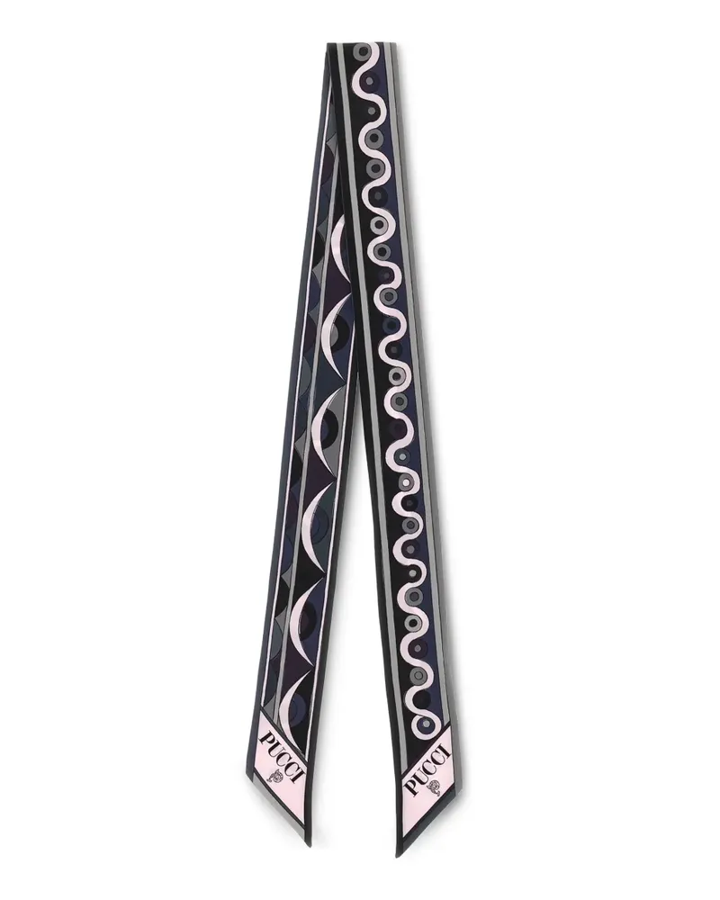 Emilio Pucci Gemusterter Fantasy Bandeau-Schal - Rosa Rosa