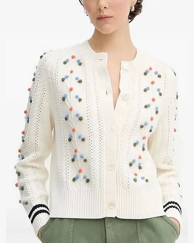 Paul Smith Cardigan mit Pompons - Nude Nude