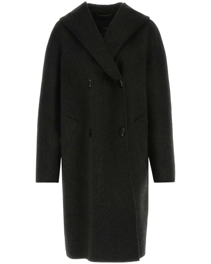 Max Mara Canarie Mantel - Schwarz Schwarz