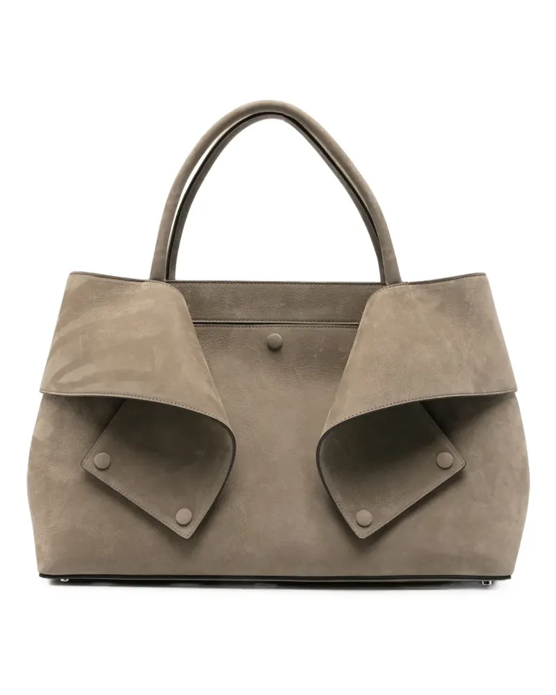 Totême Mercer Tote Bag aus Nubukleder - Grau Grau