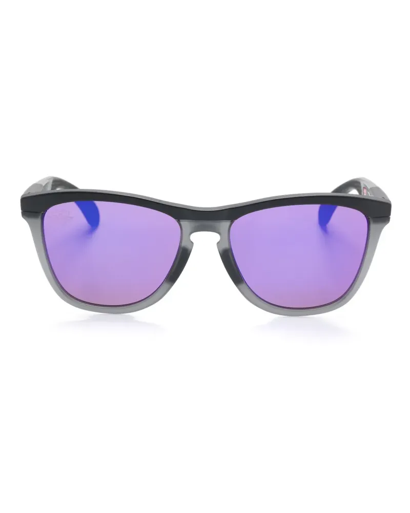 Oakley Eckige Frogskins Sonnenbrille - Schwarz Schwarz