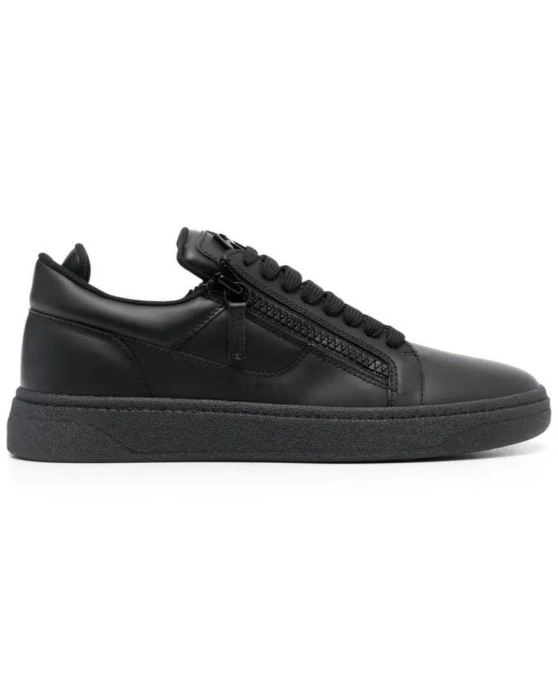Giuseppe Zanotti Sneakers mit Reißverschlüssen - Schwarz Schwarz