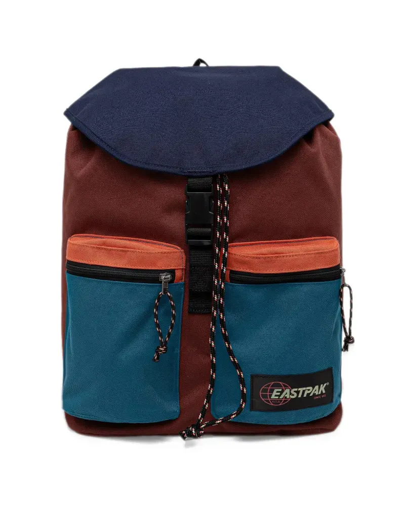 Eastpak Mittelgroßer Chapel Hill Park Rucksack in Colour-Block-Optik mit Schnallenverschluss - Braun Braun