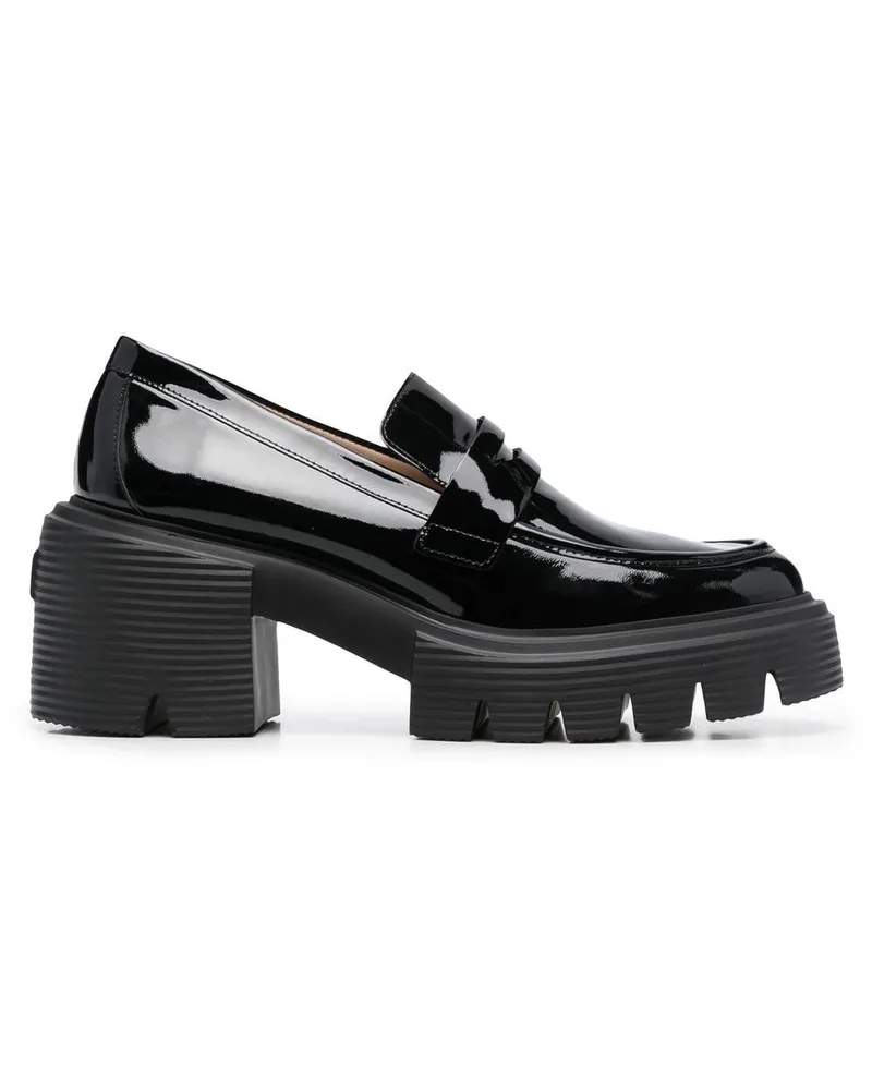 Stuart Weitzman Soho Loafer 60mm - Schwarz Schwarz