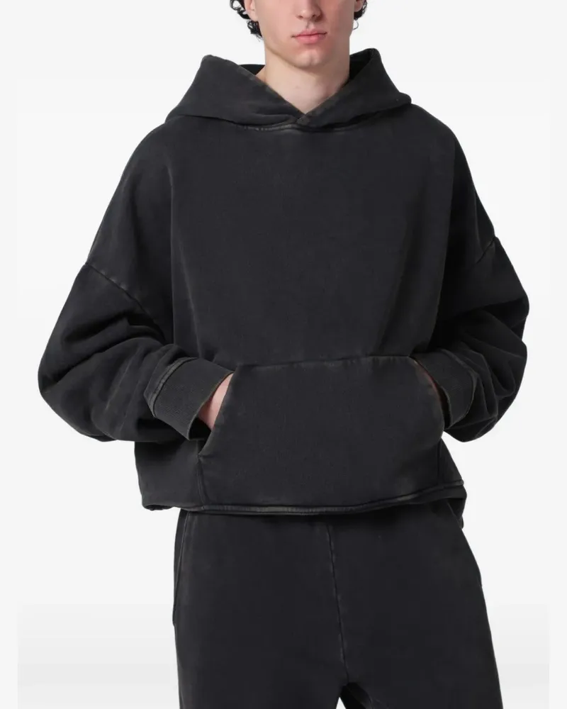 Entire Studios Hoodie mit ausgewaschenem Effekt - Schwarz Schwarz