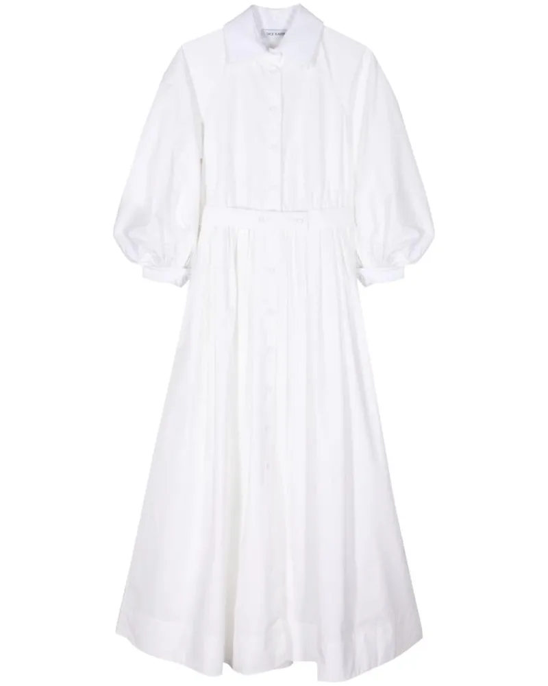 Dice Kayek Kleid mit Rock - Weiß Weiß