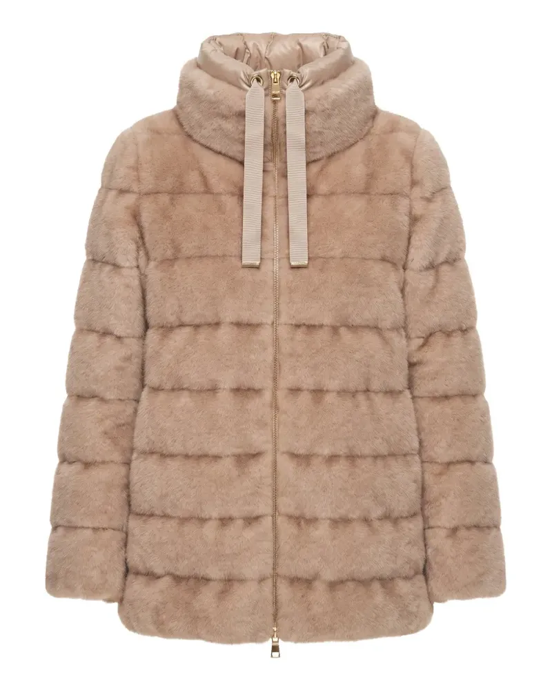Herno faux-fur padded jacket - Braun Braun