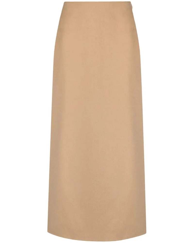 By Malene Birger Klassischer Midirock - Nude Nude