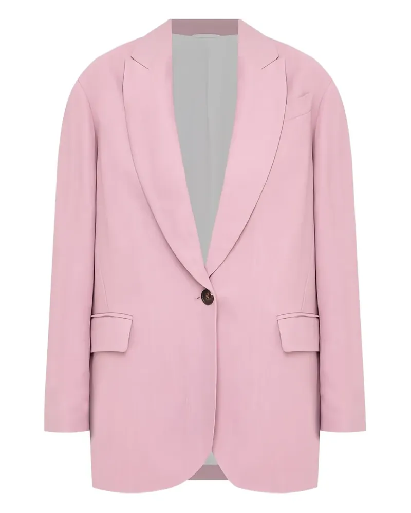 Brunello Cucinelli Klassischer Blazer - Rosa Rosa