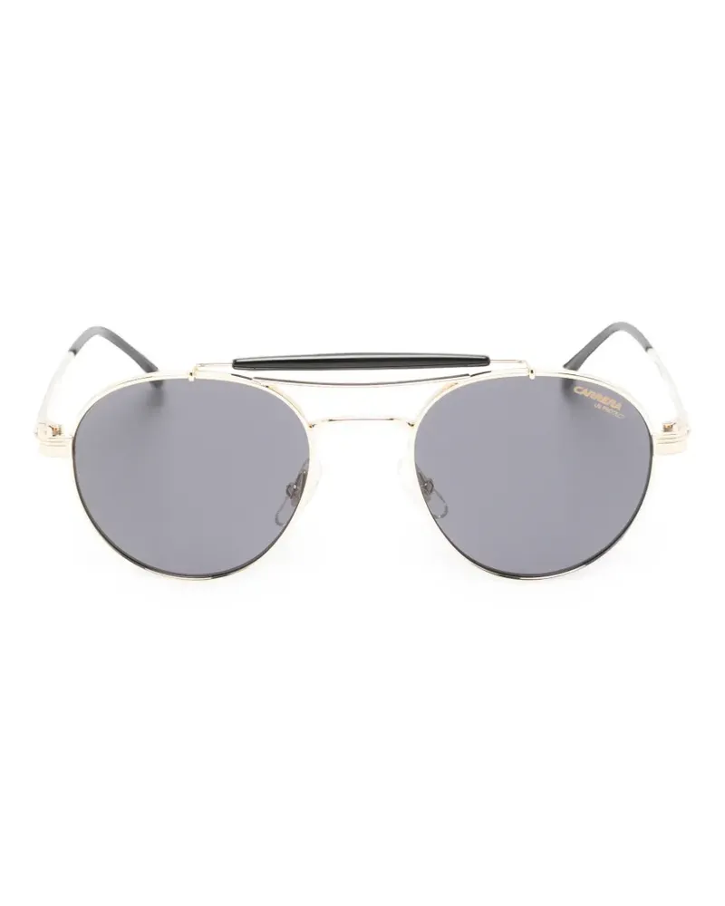 Carrera Runde Sonnenbrille mit Doppelsteg - Gold Gold