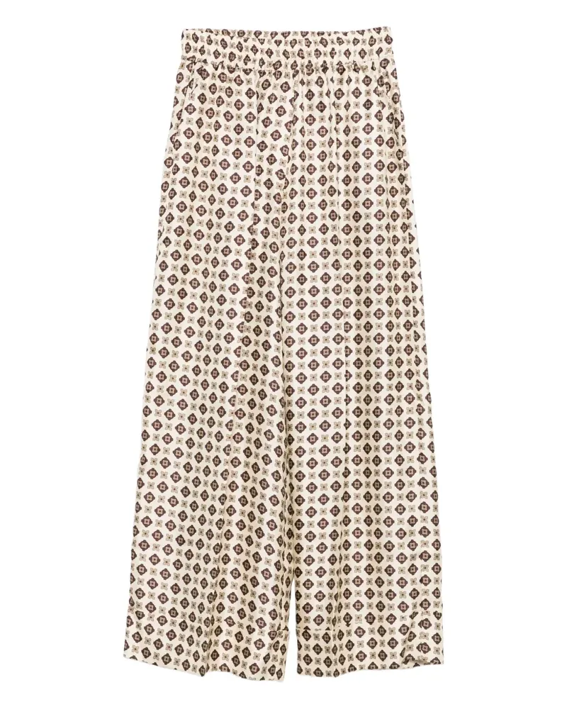 P.A.R.O.S.H. P.A.R.O H. Hose mit geometrischen Print - Nude Nude