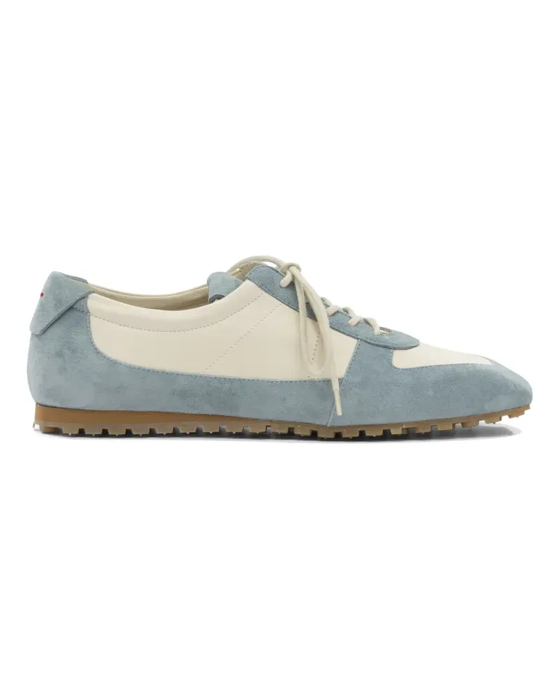 aeyde Uma suede-panelled sneakers - Blau Blau