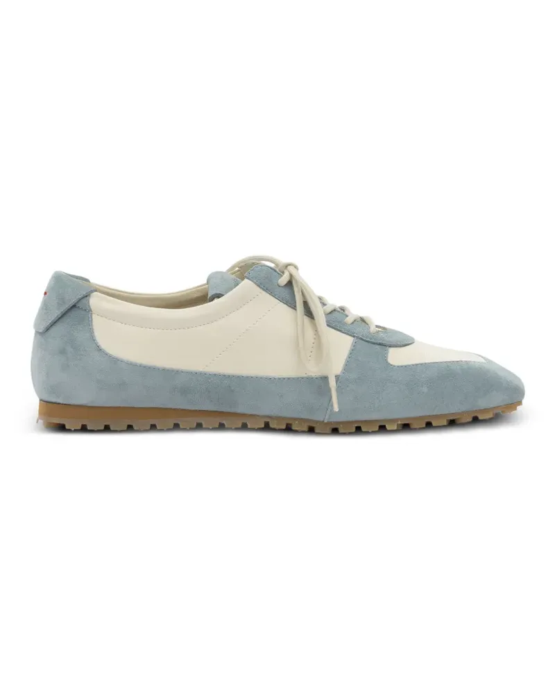 aeyde Uma suede-panelled sneakers - Blau Blau