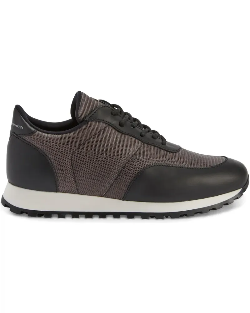 Giuseppe Zanotti Jimi Running Sneakers - Schwarz Schwarz
