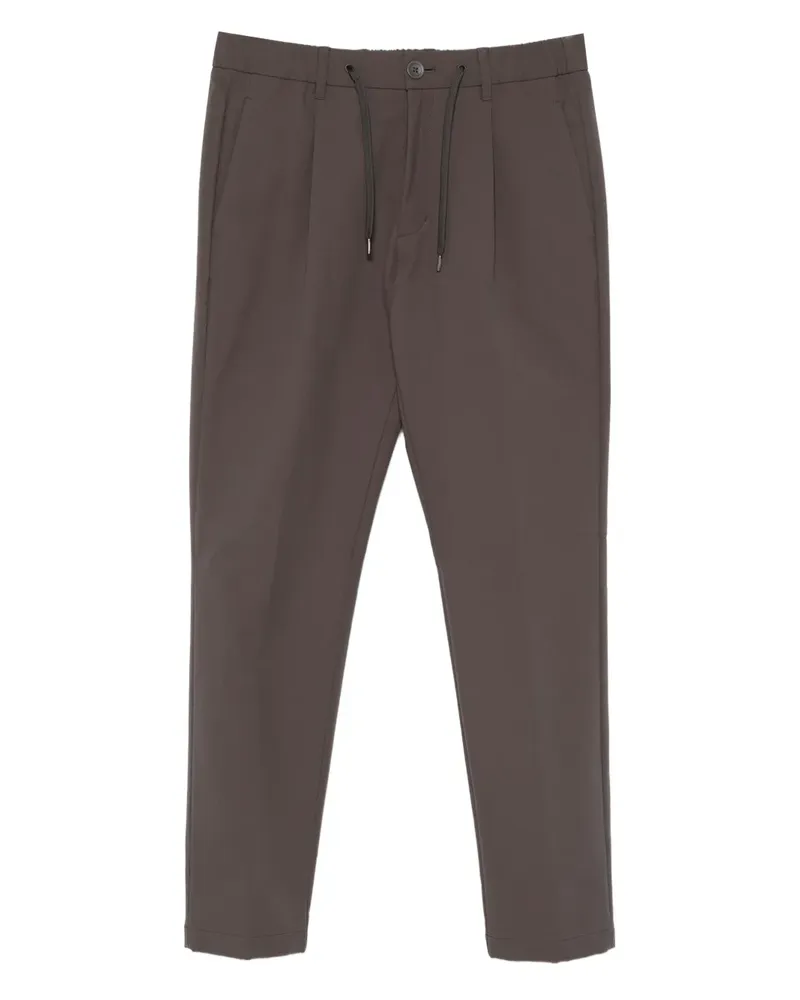 Herno Bundfaltenhose mit Kordelzug - Grau Grau