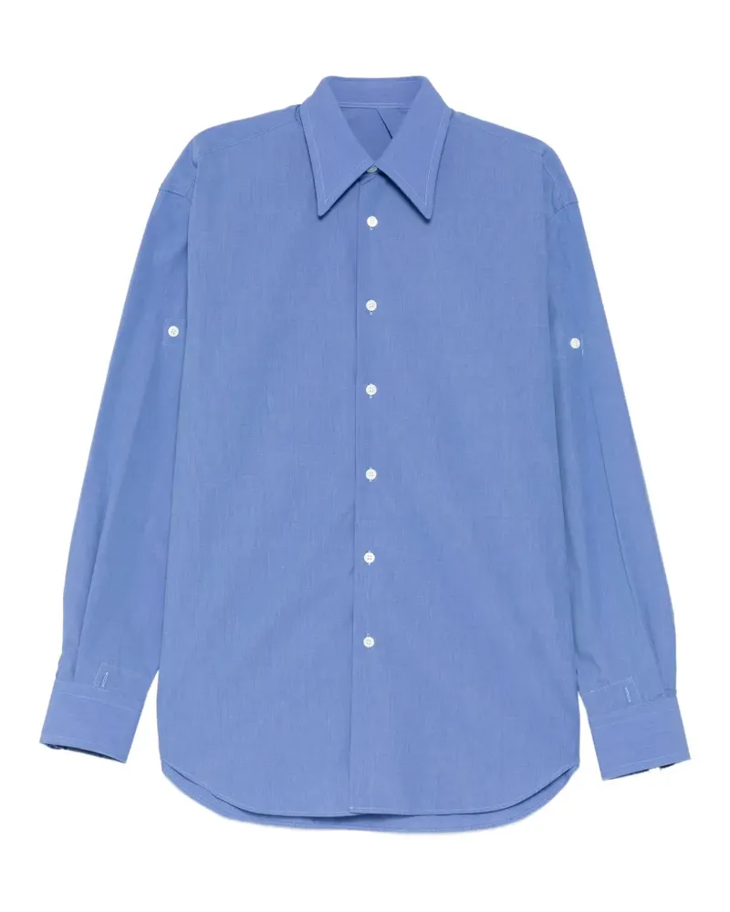 Marina Yee fold-up sleeve shirt - Blau Blau