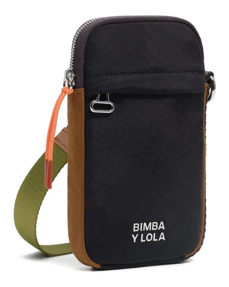 BIMBA Y LOLA Umhängetasche mit Reißverschluss - Schwarz Schwarz