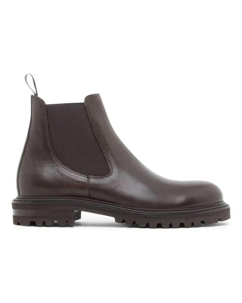 Giorgio Armani nappa leather Chelsea boots - Braun Braun
