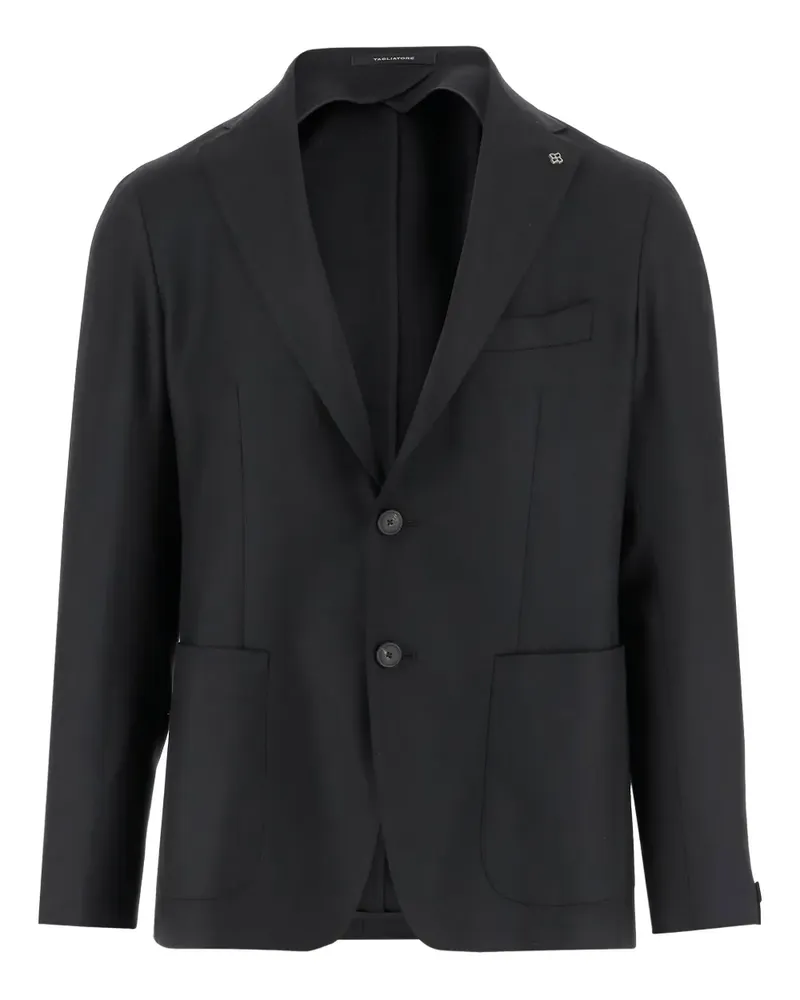 Tagliatore Sakko mit aufgesetzten Taschen - Schwarz Schwarz