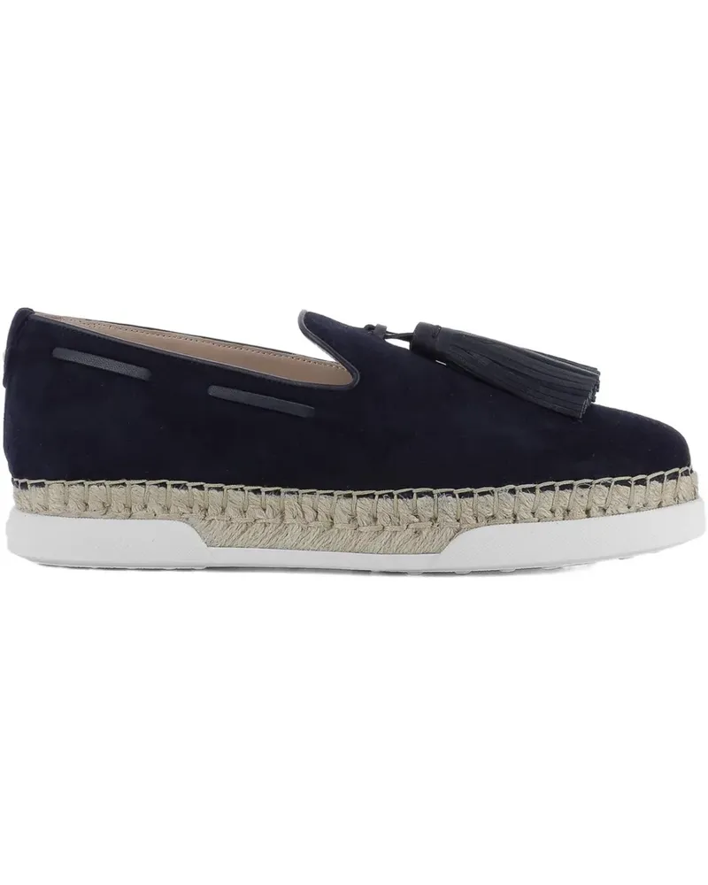 TOD'S Espadrilles mit Fransen - Blau Blau