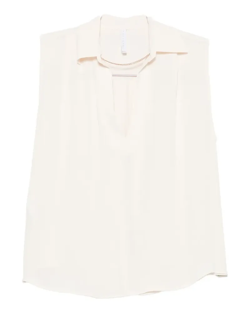 IMPERIAL Top mit V-Ausschnitt - Nude Nude
