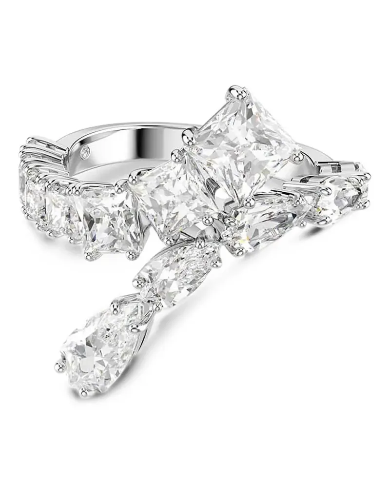 Swarovski Matrix Ring mit Kristallen - Silber Silber