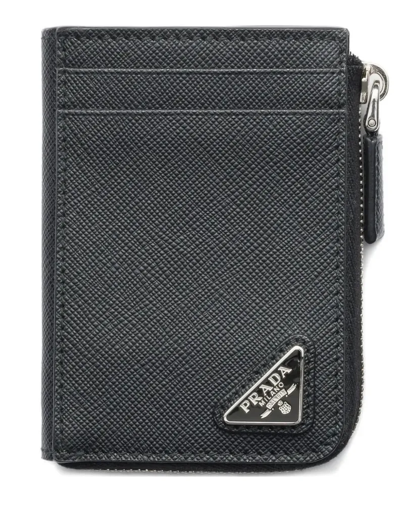 Prada leather wallet - Schwarz Schwarz