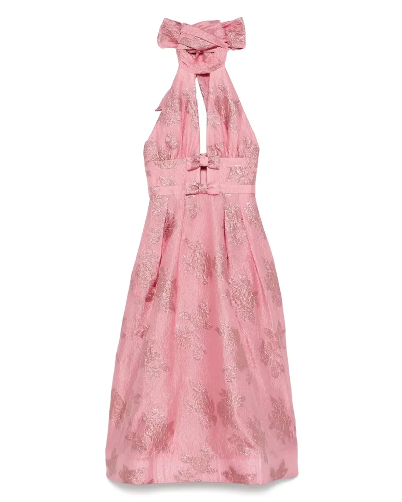 Rebecca Vallance Kleid mit Blumenstickerei - Rosa Rosa