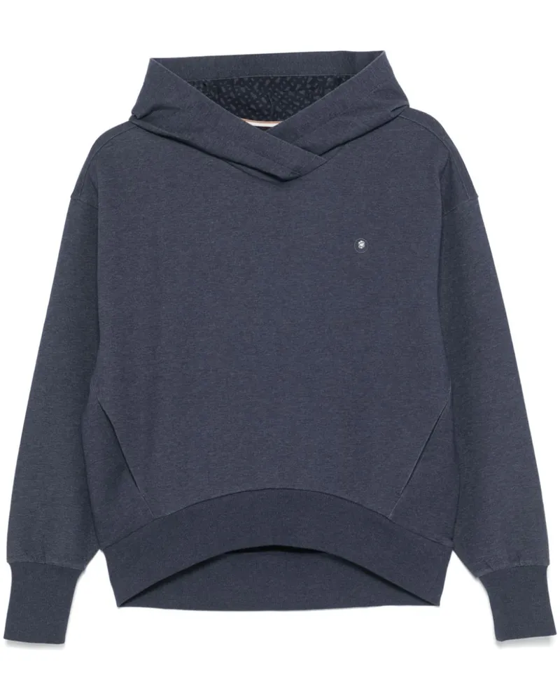 HUGO BOSS Melierter Hoodie - Blau Blau