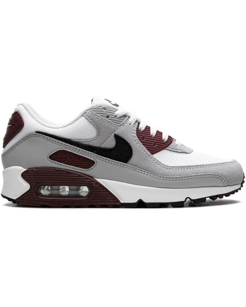 Nike Air Max 90 "White/Dark Team Red/Pure Platinum/Black" Sneakers - Weiß Weiß