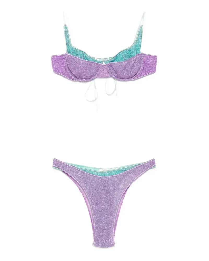 Oséree glitter-effect underwired bikini - Violett Violett