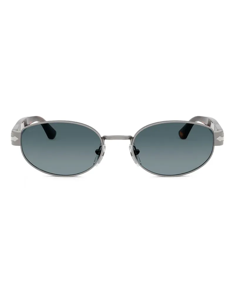 Persol Sonnenbrille mit ovalem Gestell - Grau Grau