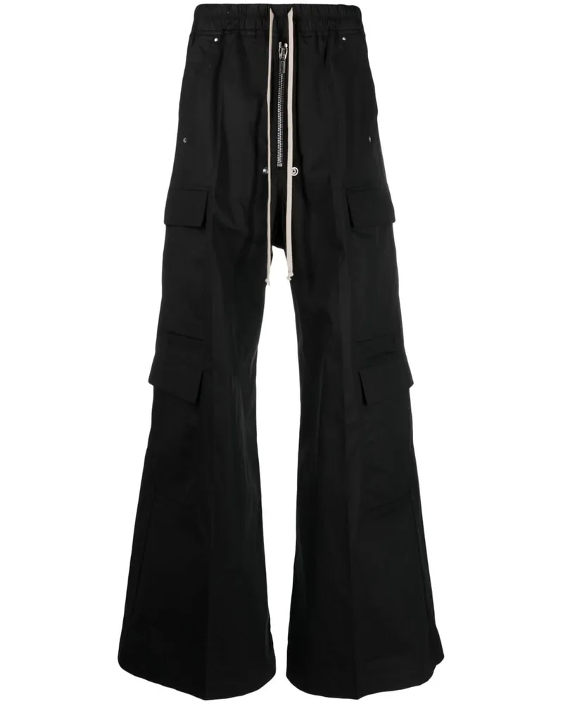 Rick Owens Wide-Leg-Hose mit Kordelzug - Schwarz Schwarz