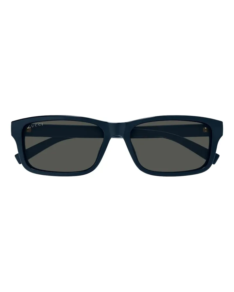 Gucci GG1986SA Sonnenbrille mit eckigem Gestell - Blau Blau