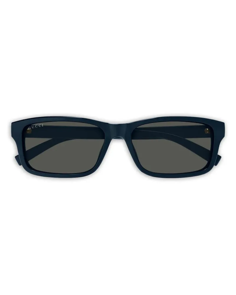 Gucci GG1986SA Sonnenbrille mit eckigem Gestell - Blau Blau
