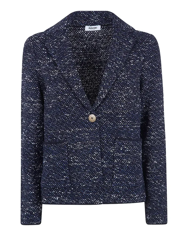 BASE Milano Jacke mit Knöpfen - Blau Blau
