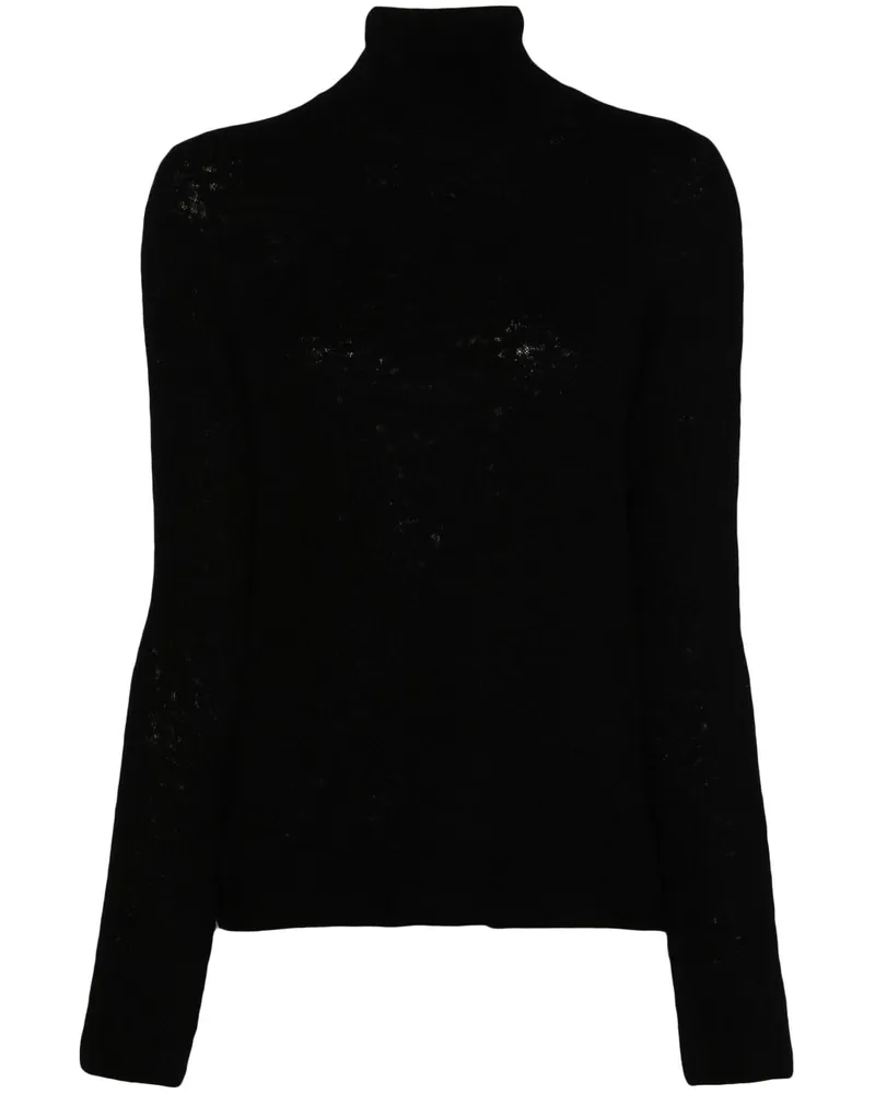Jil Sander Klassischer Pullover - Schwarz Schwarz