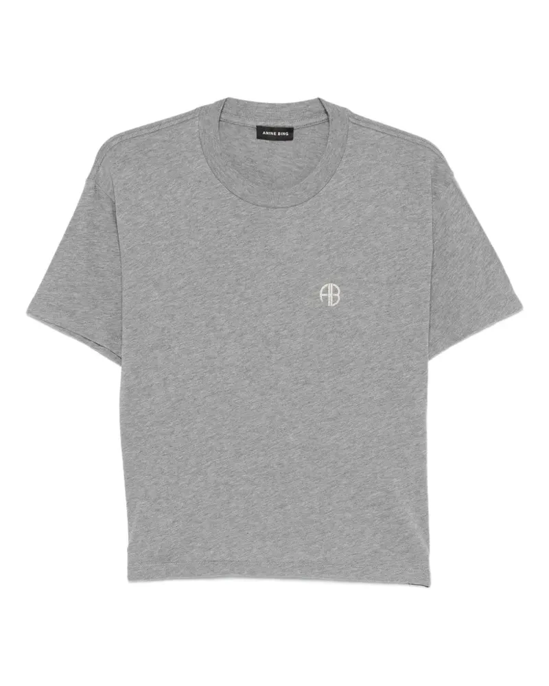 Anine Bing Wagner T-Shirt mit Logo-Detail - Grau Grau