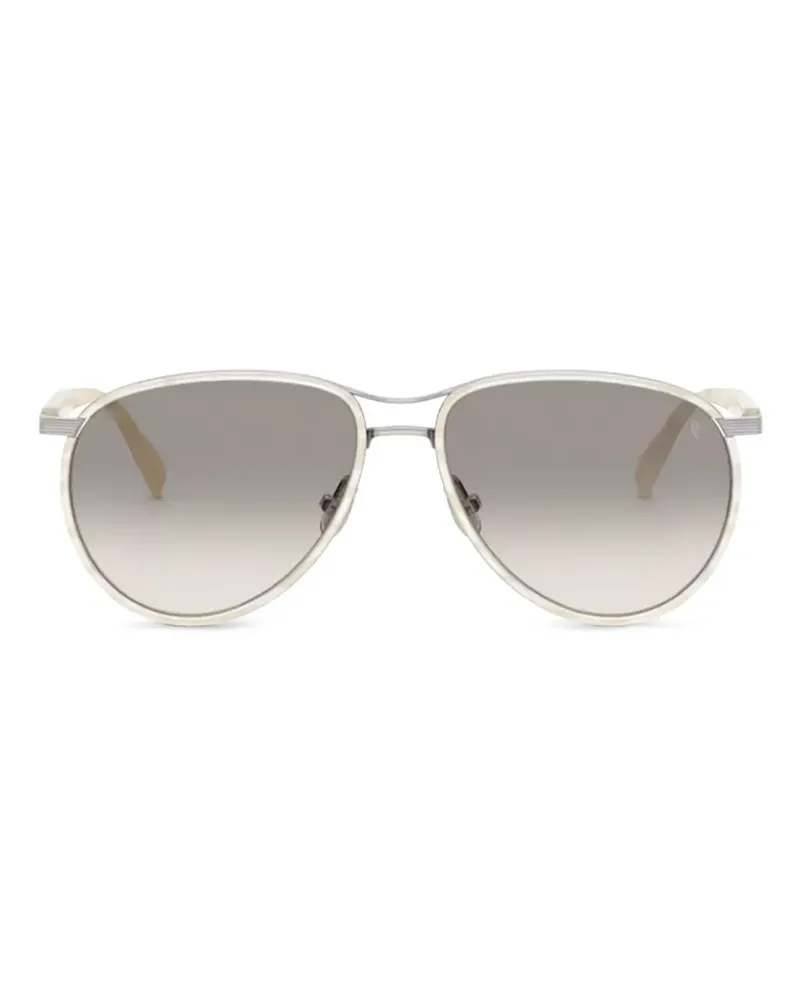 Brunello Cucinelli Getönte Apheleion Pilotenbrille - Silber Silber