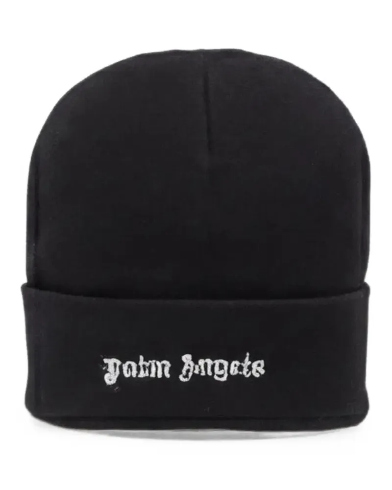 Palm Angels logo beanie - Schwarz Schwarz