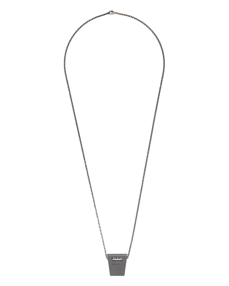 Rick Owens Halskette mit Hundeanhänger - Braun Braun