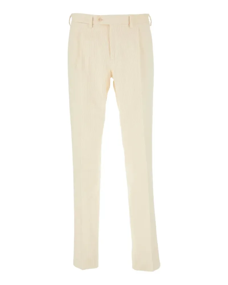 LARDINI Cordhose mit Falten - Nude Nude