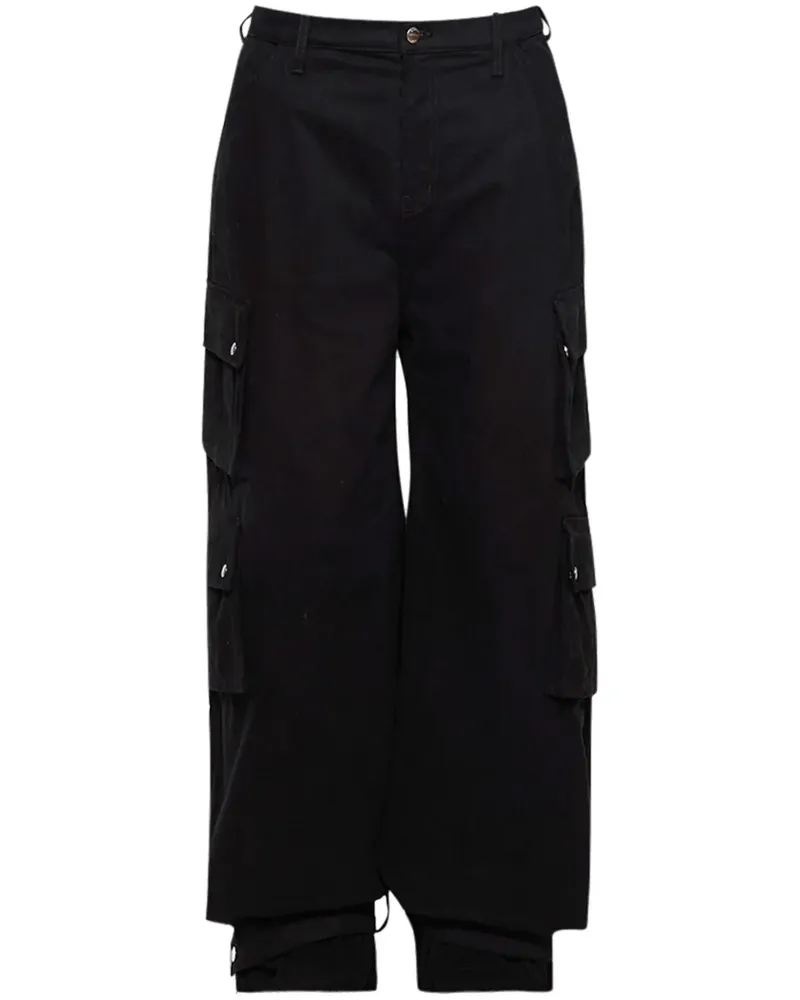 RHUDE Desert Cargohose - Schwarz Schwarz