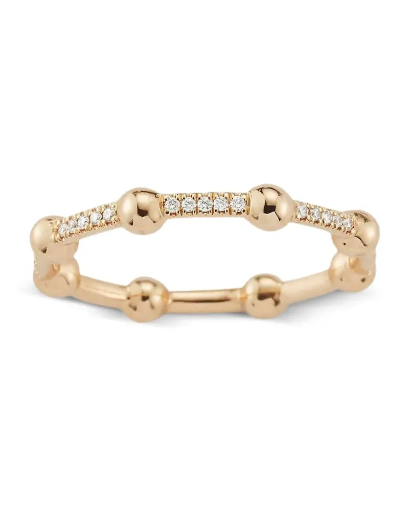 Dana Rebecca Designs Großer 14kt Poppy Rae Gelbgoldring mit grünen Diamanten Gold