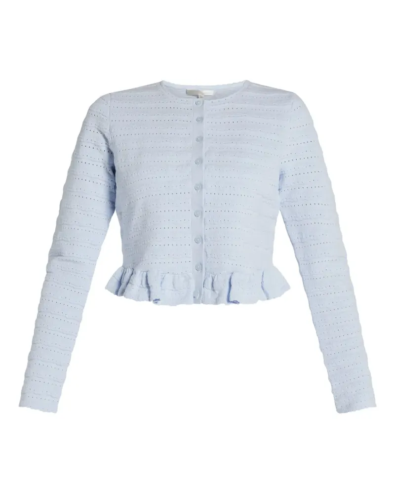 LoveShackFancy Rogan Cardigan - Blau Blau