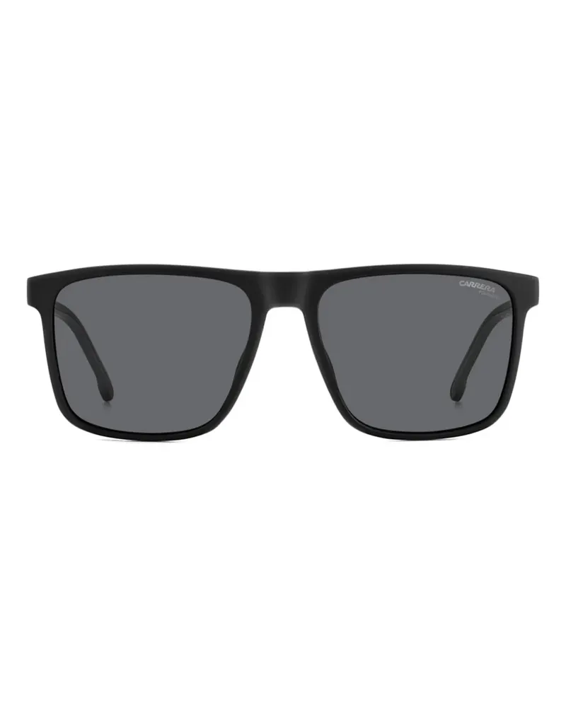 Carrera 8064/S 08A Sonnenbrille mit eckigem Gestell - Schwarz Schwarz