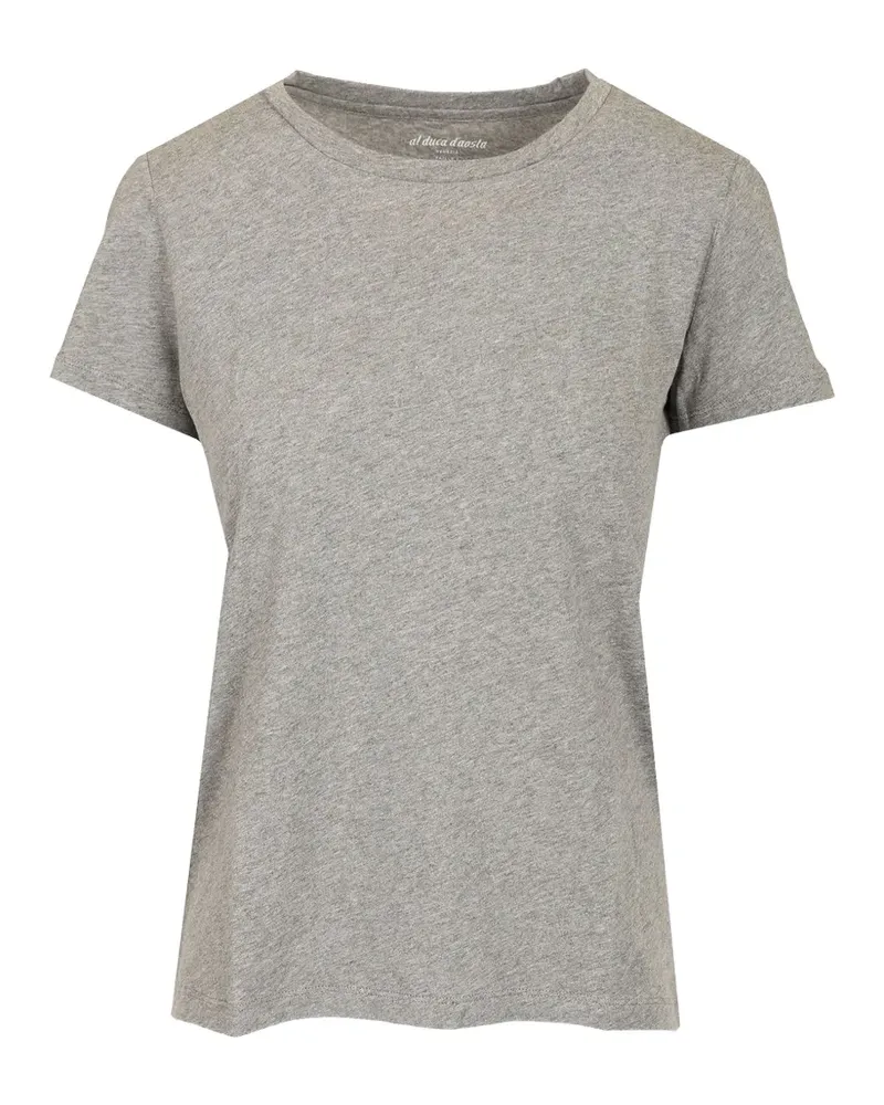 Al Duca D’Aosta 1902 crew-neck cotton t-shirt - Grau Grau