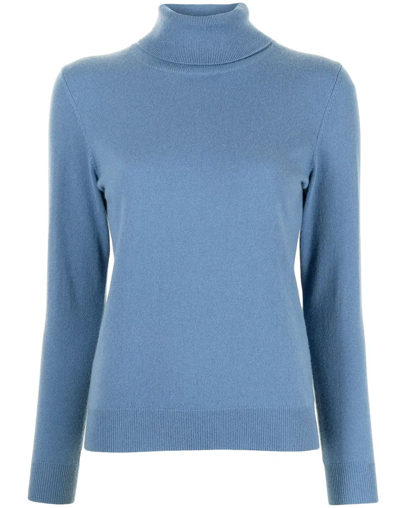 N.Peal Pullover mit Rollkragen - Blau Blau